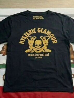 Hysteric Glamour × Mastermind Japan Skull Graphic T-Shirt Black